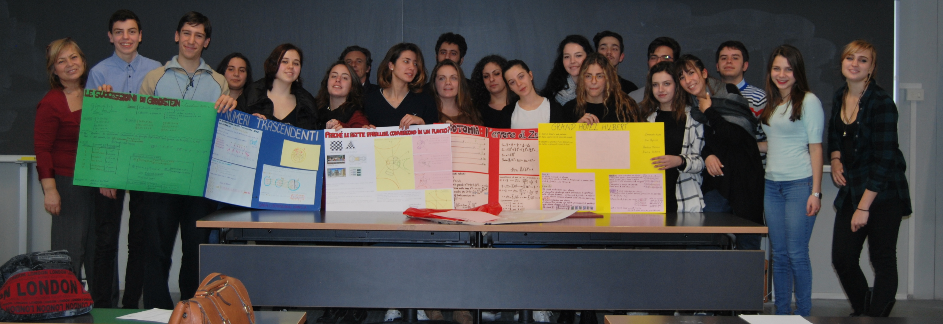 les étudiants de Roma Tre et leurs posters
